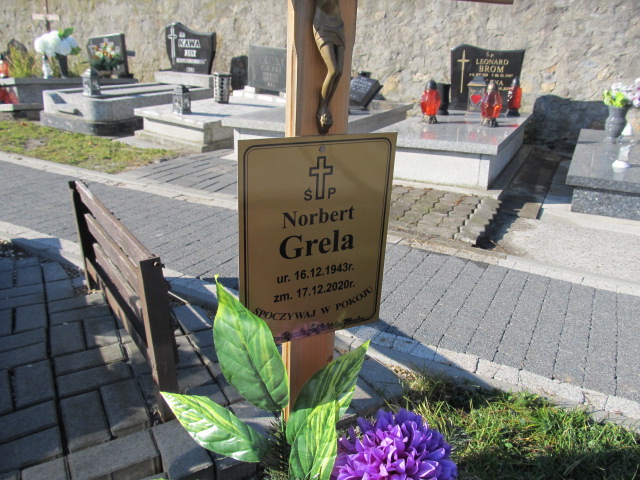 Norbert Grela 1943 Mysłowice Brzęczkowice - Grobonet - Wyszukiwarka osób pochowanych