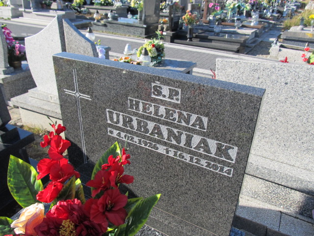 Helena Urbaniak 1926 Mysłowice Brzęczkowice - Grobonet - Wyszukiwarka osób pochowanych
