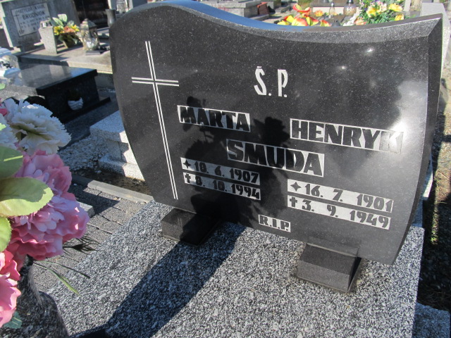 Marta Smuda 1907 Mysłowice Brzęczkowice - Grobonet - Wyszukiwarka osób pochowanych