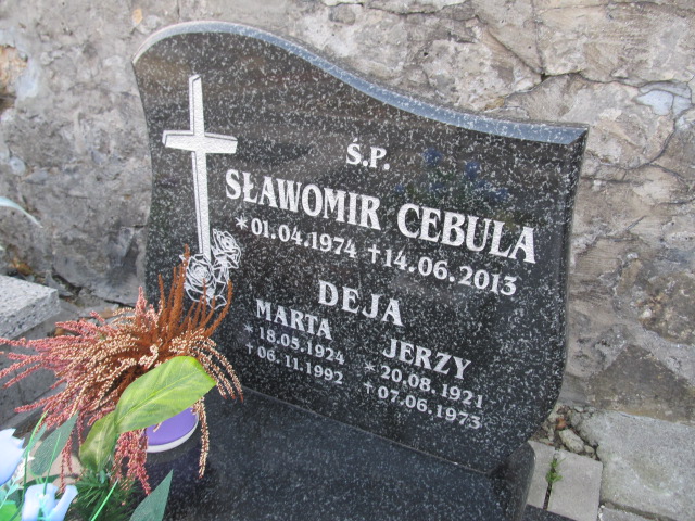 Sławomir Cebula 1974 Mysłowice Brzęczkowice - Grobonet - Wyszukiwarka osób pochowanych