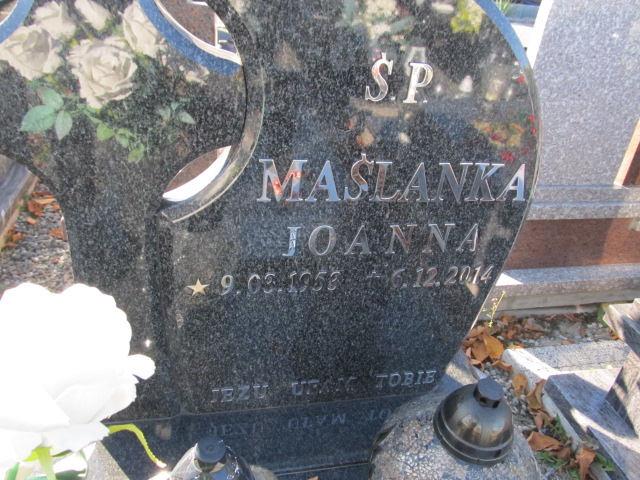 Joanna Maślanka 1953 Mysłowice Brzęczkowice - Grobonet - Wyszukiwarka osób pochowanych
